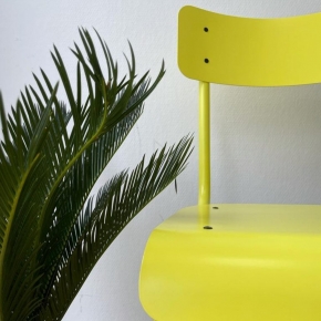 Chaise de jardin Sun – Uni Jaune Fluo