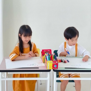 Bureau d’écolier enfant Régine – Uni Menthe - Pieds Blancs