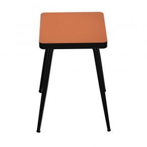 Tabouret Marcel 45 cm – uni Paprika - Pieds Noirs