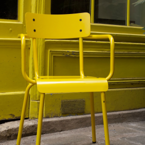 Fauteuil de jardin Sun – Uni Jaune Fluo