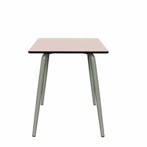 Table de jardin Sun – Uni Rose - Pieds Kaki - 65x65