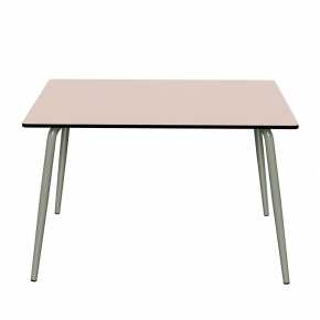 Table de jardin Sun – Uni Rose - Pieds Kaki - 120x80