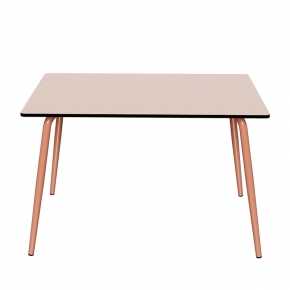 Table de jardin Sun – Uni Rose - Pieds Terracotta - 120x80