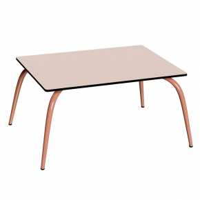 Table Basse Sun – Uni Rose Poudré - Pieds Terracotta