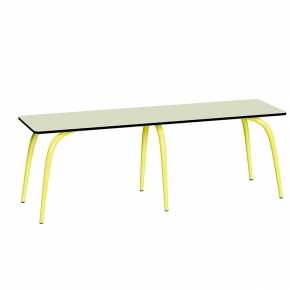 Banc Sun – Uni Menthe - Pieds Jaune Fluo