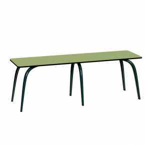 Banc Sun – Uni Vert Tilleul - Pieds Anthracite