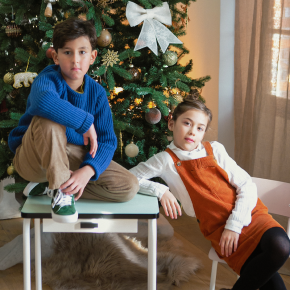 Bureau d’écolier enfant Régine – Uni Menthe - Pieds Blancs