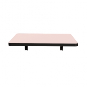 Table rabattable - Stratifié Uni Rose Poudré