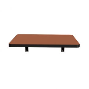 Table rabattable - Stratifié Uni Paprika